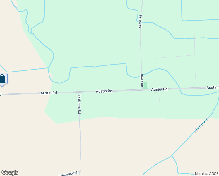 map of restaurants, bars, coffee shops, grocery stores, and more near 6740 Austin Road in Saline