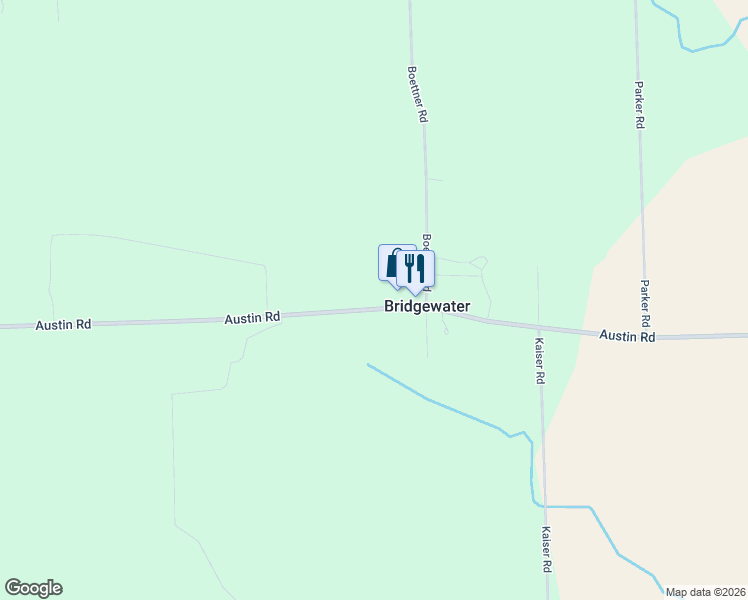 map of restaurants, bars, coffee shops, grocery stores, and more near 9123 Austin Road in Saline