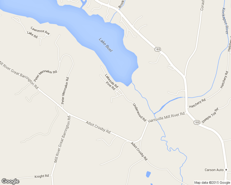 map of restaurants, bars, coffee shops, grocery stores, and more near Main Road in Great Barrington