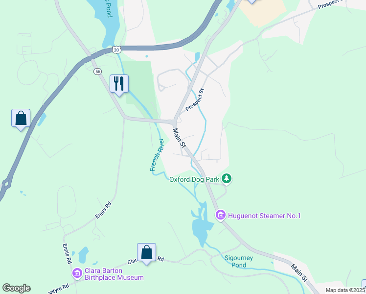 map of restaurants, bars, coffee shops, grocery stores, and more near 1 Cherdon Lane in Oxford