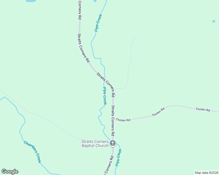 map of restaurants, bars, coffee shops, grocery stores, and more near 1048 Straits Corners Road in Candor