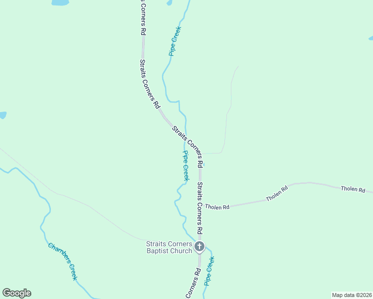 map of restaurants, bars, coffee shops, grocery stores, and more near 1048 Straits Corners Road in Candor