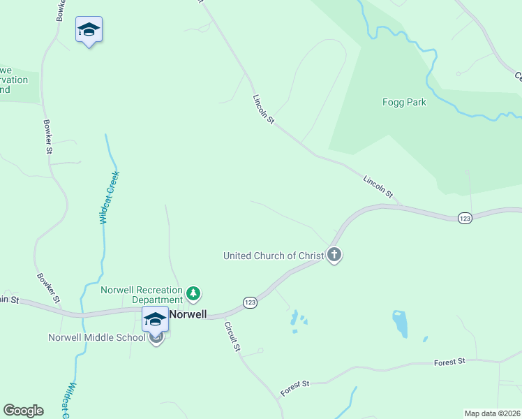 map of restaurants, bars, coffee shops, grocery stores, and more near 61 Paradise Drive in Norwell