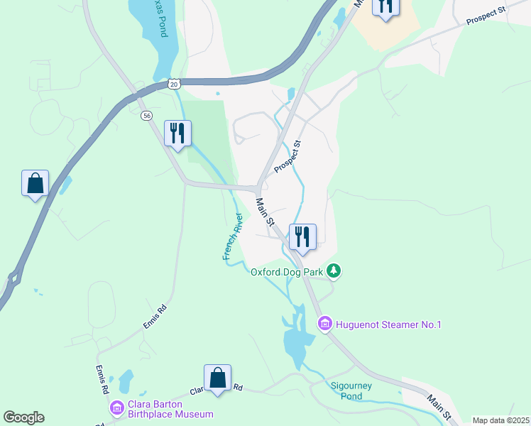 map of restaurants, bars, coffee shops, grocery stores, and more near 1 Cherdon Lane in Oxford