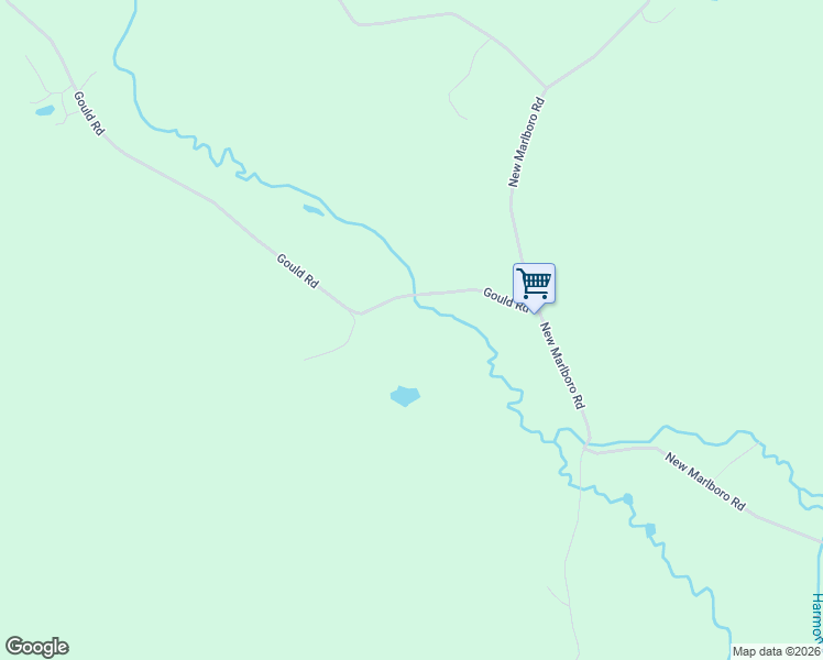 map of restaurants, bars, coffee shops, grocery stores, and more near 170 Gould Road in Great Barrington