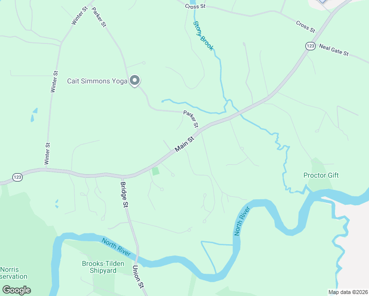 map of restaurants, bars, coffee shops, grocery stores, and more near 958 Main Street in Norwell