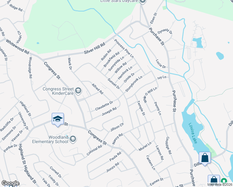 map of restaurants, bars, coffee shops, grocery stores, and more near 2 Sidney Road in Milford