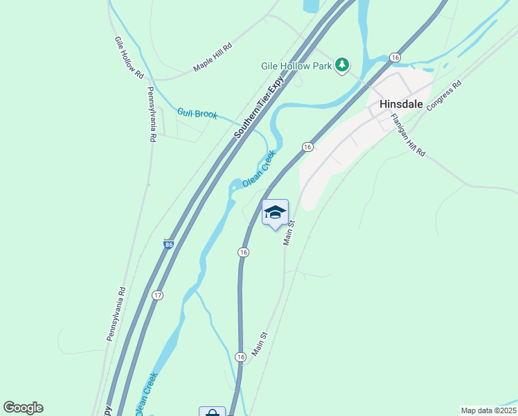 3724 New York 16, Hinsdale NY Walk Score