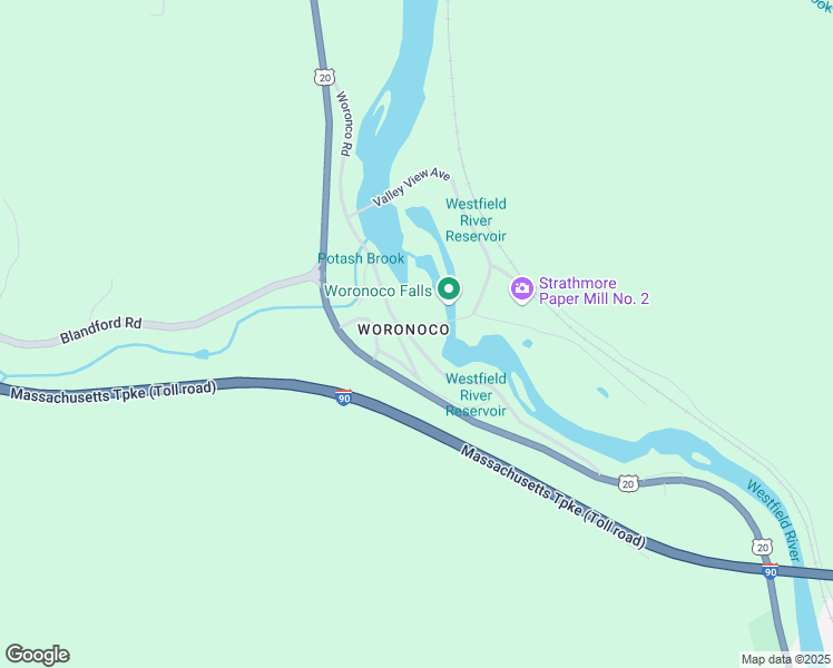 map of restaurants, bars, coffee shops, grocery stores, and more near 20 Bridge Street in Russell
