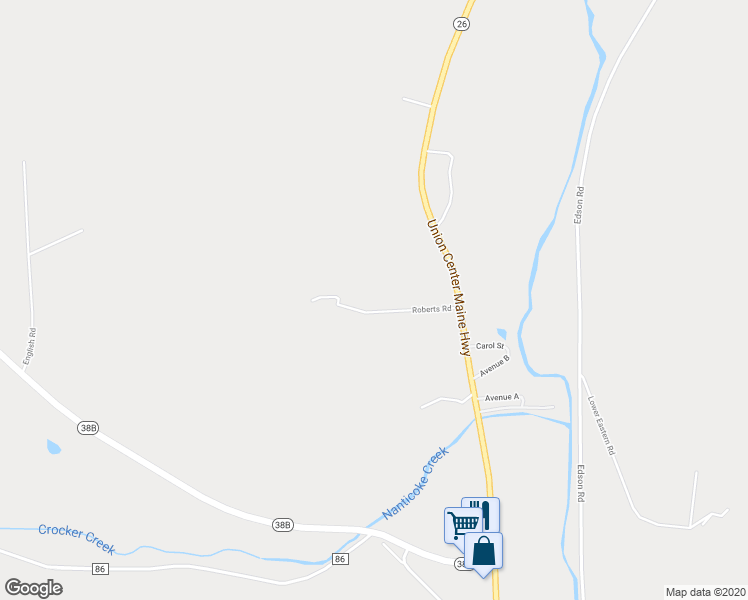 map of restaurants, bars, coffee shops, grocery stores, and more near 40 Roberts Road in Endicott