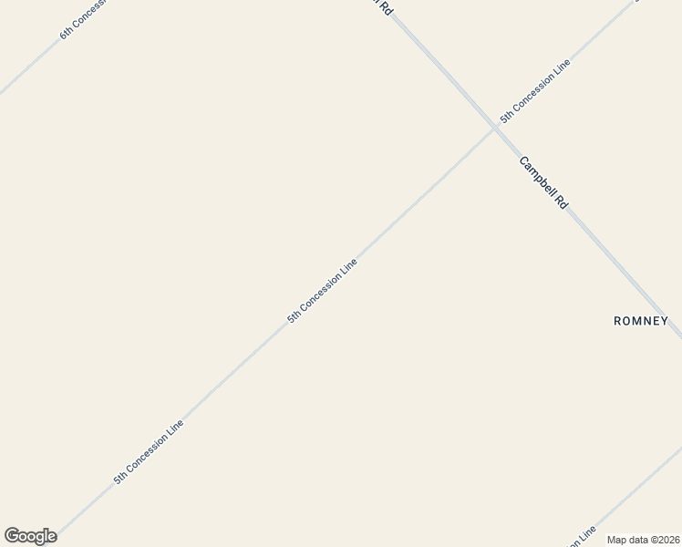 map of restaurants, bars, coffee shops, grocery stores, and more near 1734-1976 Concession Line 5 in Chatham-Kent