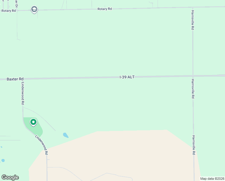 map of restaurants, bars, coffee shops, grocery stores, and more near 3637 Baxter Road in Rockford