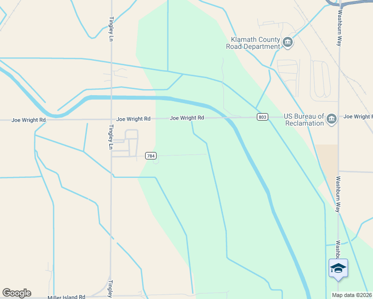 map of restaurants, bars, coffee shops, grocery stores, and more near 1469 Morningside Lane in Klamath Falls