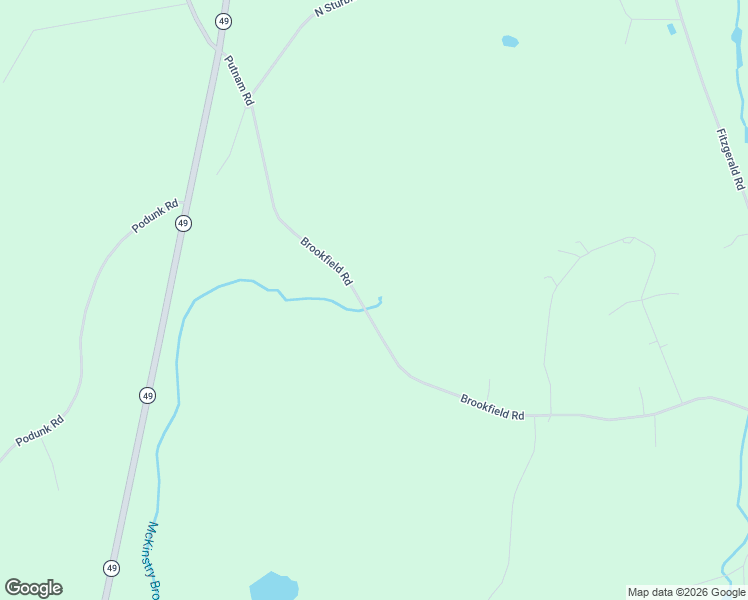 map of restaurants, bars, coffee shops, grocery stores, and more near 266 Brookfield Road in Charlton