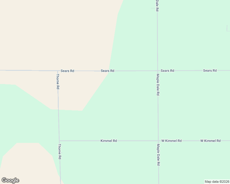 map of restaurants, bars, coffee shops, grocery stores, and more near 3400 Sears Road in Horton