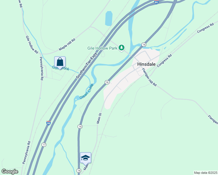 map of restaurants, bars, coffee shops, grocery stores, and more near 3763 Main Street in Hinsdale