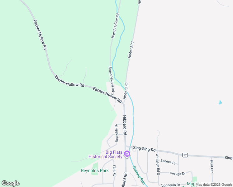 map of restaurants, bars, coffee shops, grocery stores, and more near 0 Breed Hollow Road in Horseheads