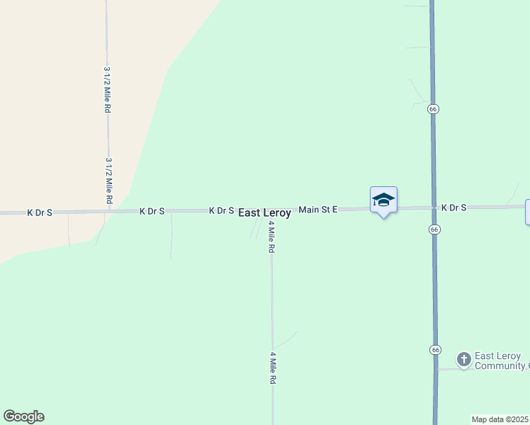 map of restaurants, bars, coffee shops, grocery stores, and more near in East Leroy