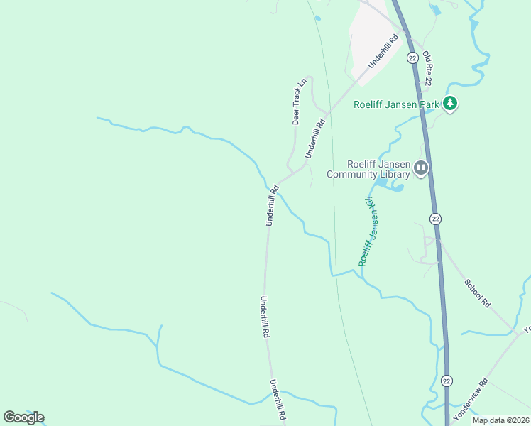 map of restaurants, bars, coffee shops, grocery stores, and more near 120 Underhill Rd in Hillsdale