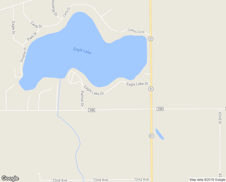 map of restaurants, bars, coffee shops, grocery stores, and more near 43563 Eagle Lake Drive in Paw Paw