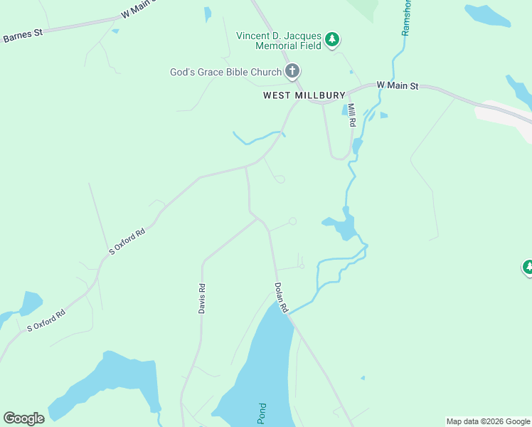 map of restaurants, bars, coffee shops, grocery stores, and more near 7 Dolan Road in Millbury