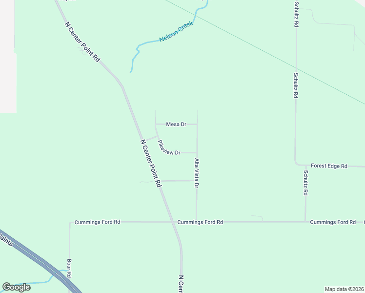 map of restaurants, bars, coffee shops, grocery stores, and more near 3909 Pikeview Drive in Center Point