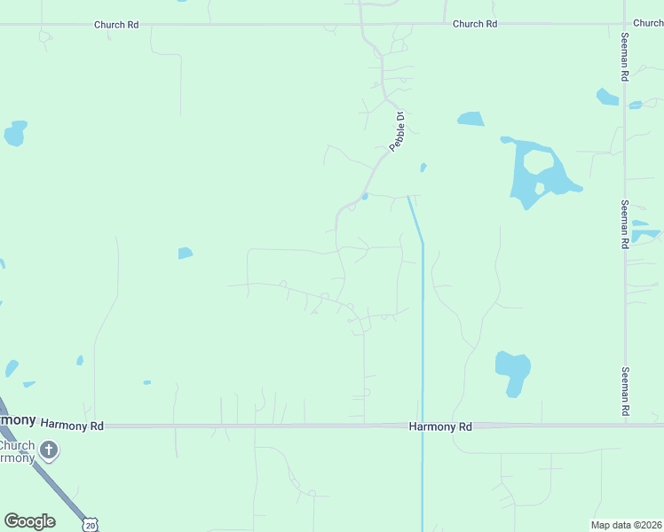 map of restaurants, bars, coffee shops, grocery stores, and more near 11119 Pebble Drive in Huntley