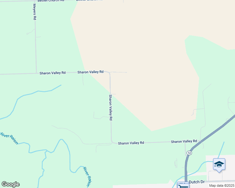 map of restaurants, bars, coffee shops, grocery stores, and more near 19230 Sharon Valley Road in Manchester