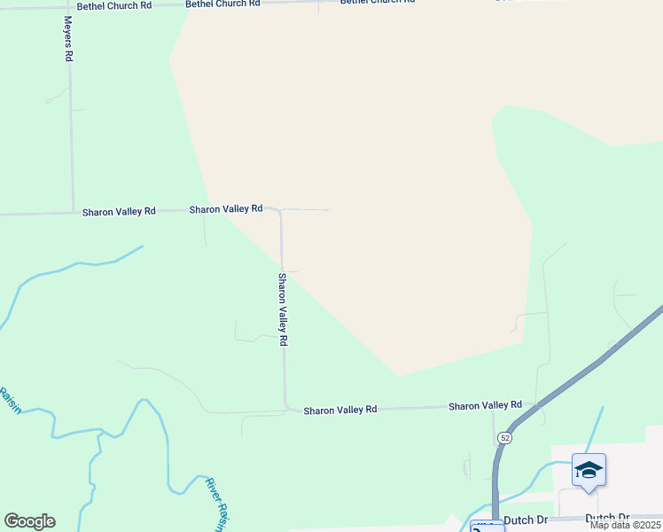 map of restaurants, bars, coffee shops, grocery stores, and more near 19230 Sharon Valley Road in Manchester