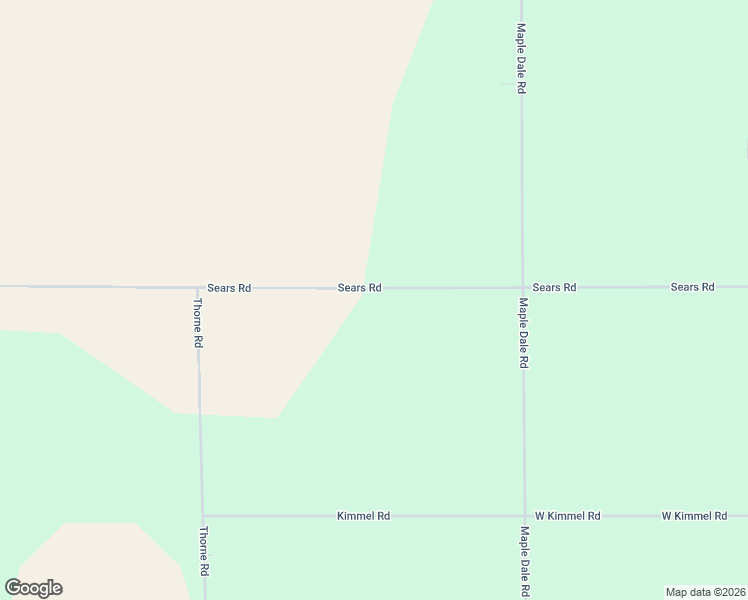 map of restaurants, bars, coffee shops, grocery stores, and more near 3400 Sears Road in Horton