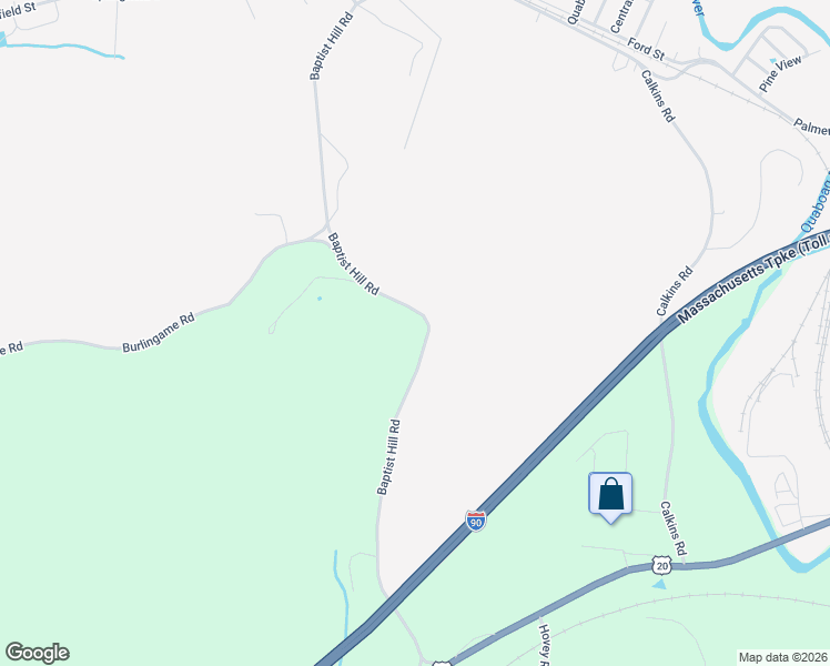 map of restaurants, bars, coffee shops, grocery stores, and more near 2124-2126 Baptist Hill Road in Palmer