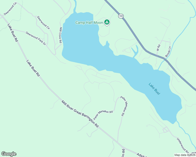 map of restaurants, bars, coffee shops, grocery stores, and more near 29 Lawrence Avenue in New Marlborough