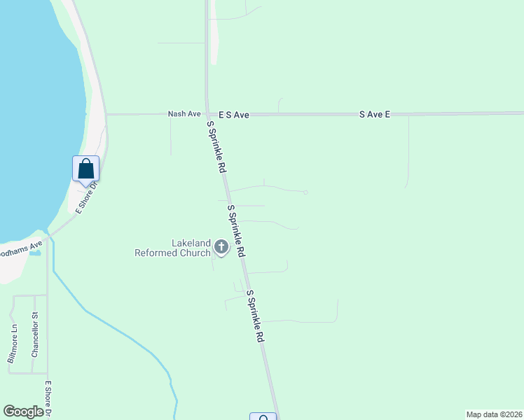 map of restaurants, bars, coffee shops, grocery stores, and more near 10307 South Sprinkle Road in Vicksburg