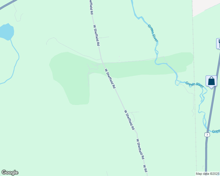 map of restaurants, bars, coffee shops, grocery stores, and more near 54 West Sheffield Road in Great Barrington