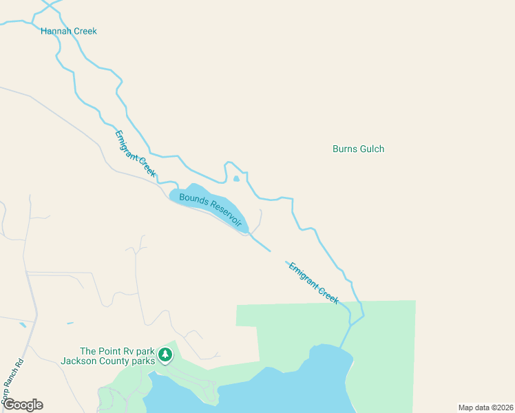 map of restaurants, bars, coffee shops, grocery stores, and more near 2399 Emigrant Creek Road in Ashland