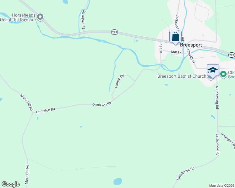 map of restaurants, bars, coffee shops, grocery stores, and more near 140-148 Ormiston Road in Breesport