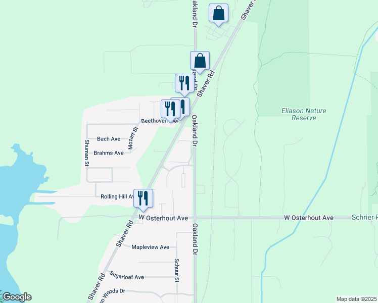 map of restaurants, bars, coffee shops, grocery stores, and more near 2140 Sanibel Island in Portage