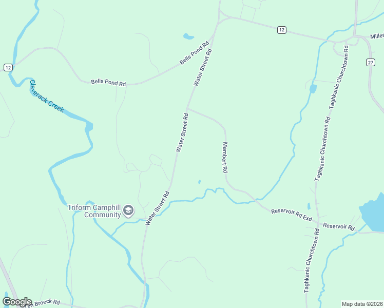 map of restaurants, bars, coffee shops, grocery stores, and more near 90 Water Street Road in Hudson