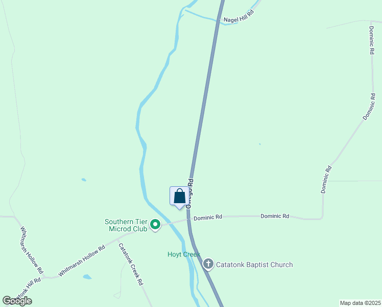 map of restaurants, bars, coffee shops, grocery stores, and more near 1090 Owego Road in Candor