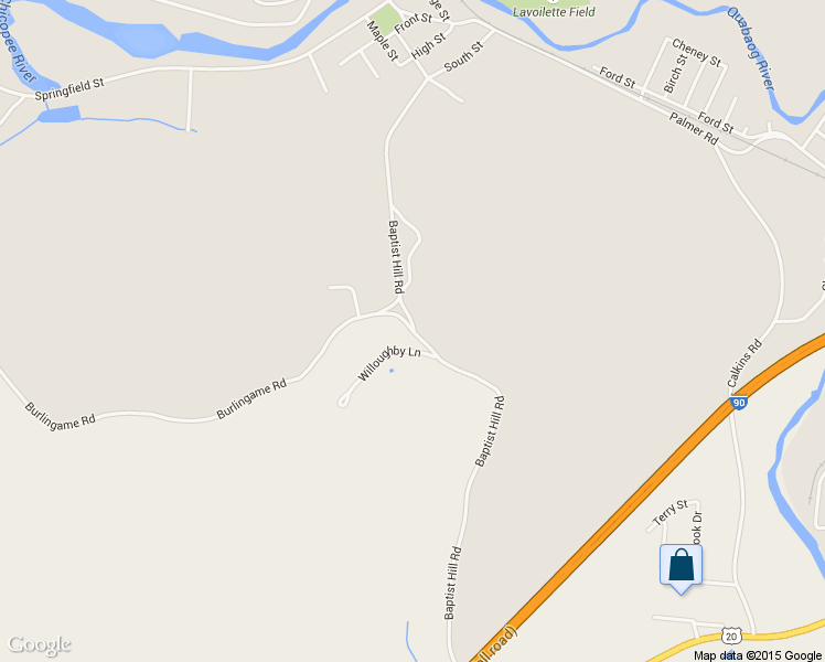map of restaurants, bars, coffee shops, grocery stores, and more near 2 Burlingame Road in Palmer