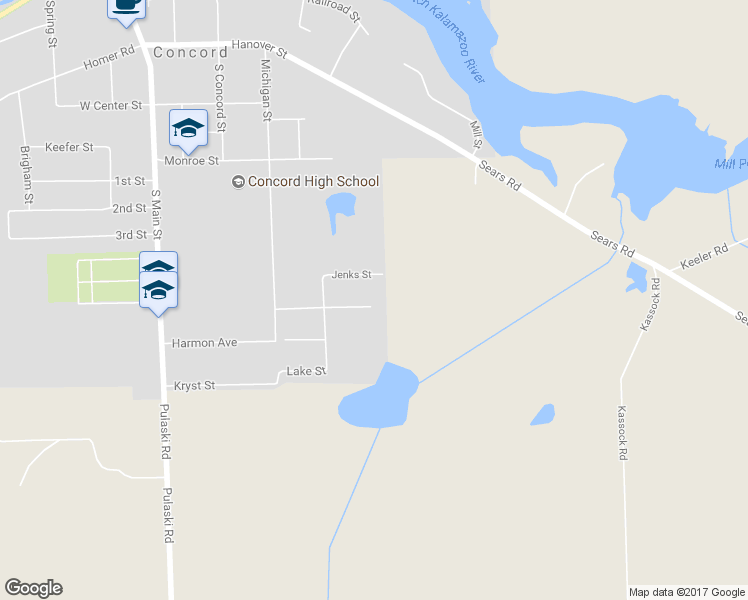 map of restaurants, bars, coffee shops, grocery stores, and more near 532 Aldrich Street in Concord