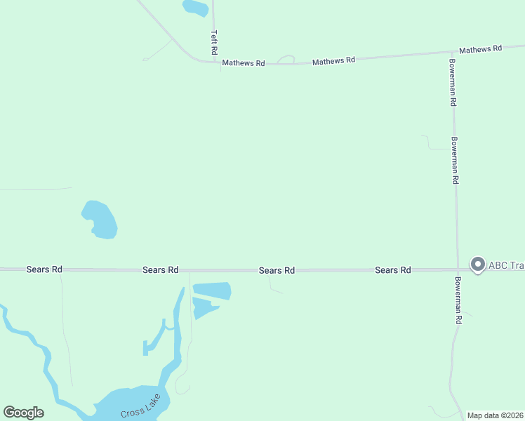 map of restaurants, bars, coffee shops, grocery stores, and more near 7874 Sears Road in Horton