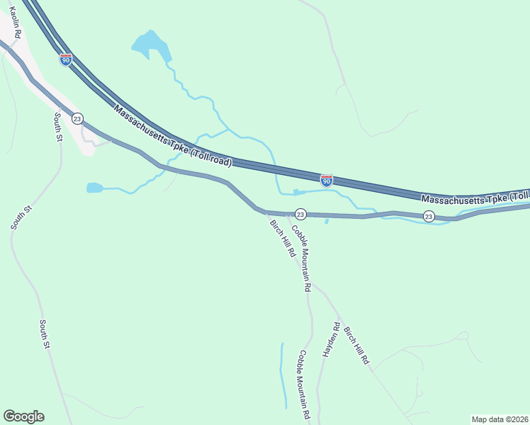map of restaurants, bars, coffee shops, grocery stores, and more near 33 Woronoco Road in Blandford