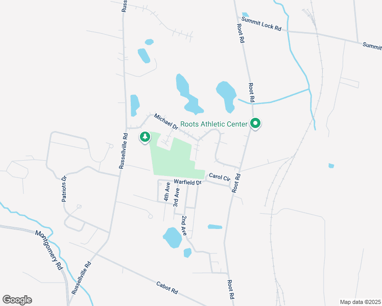 map of restaurants, bars, coffee shops, grocery stores, and more near 80 Woodsong Road in Westfield