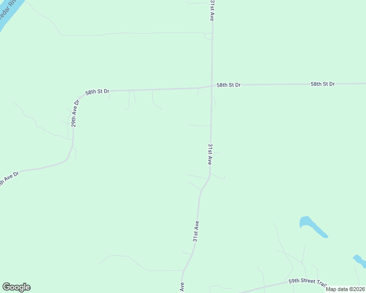 map of restaurants, bars, coffee shops, grocery stores, and more near 5895 31st Avenue in Vinton