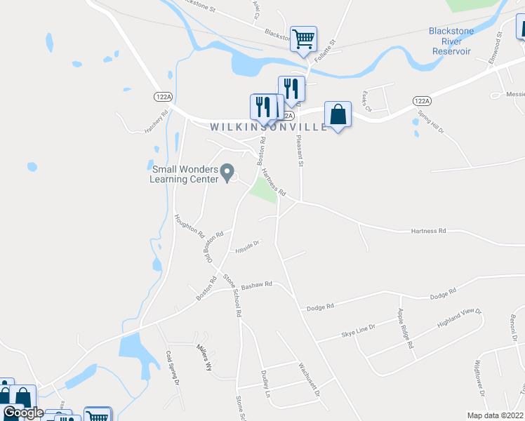 map of restaurants, bars, coffee shops, grocery stores, and more near 4C Herbert Drive in Sutton
