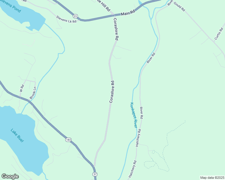 map of restaurants, bars, coffee shops, grocery stores, and more near 69 Corashire Road in New Marlborough