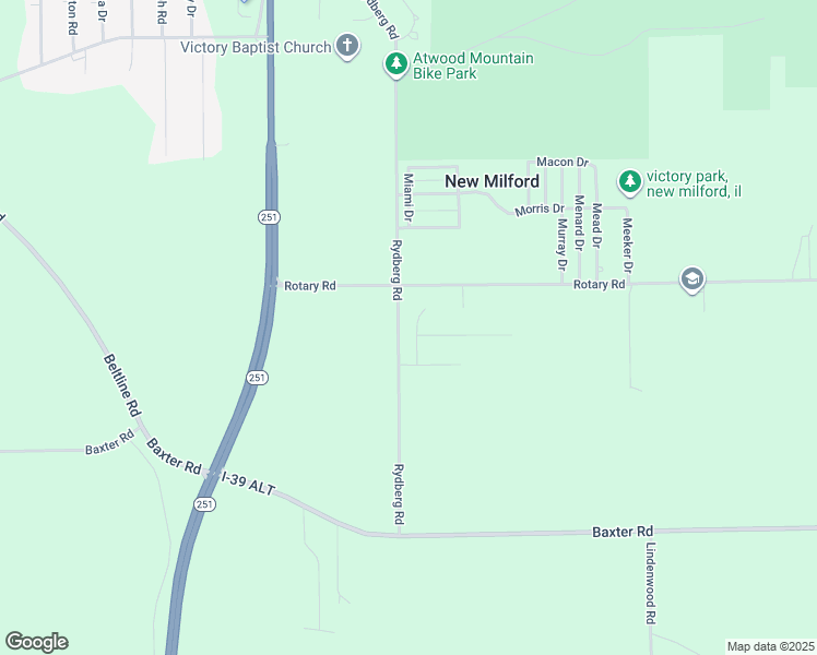 map of restaurants, bars, coffee shops, grocery stores, and more near 7617 Stanton Avenue in Rockford