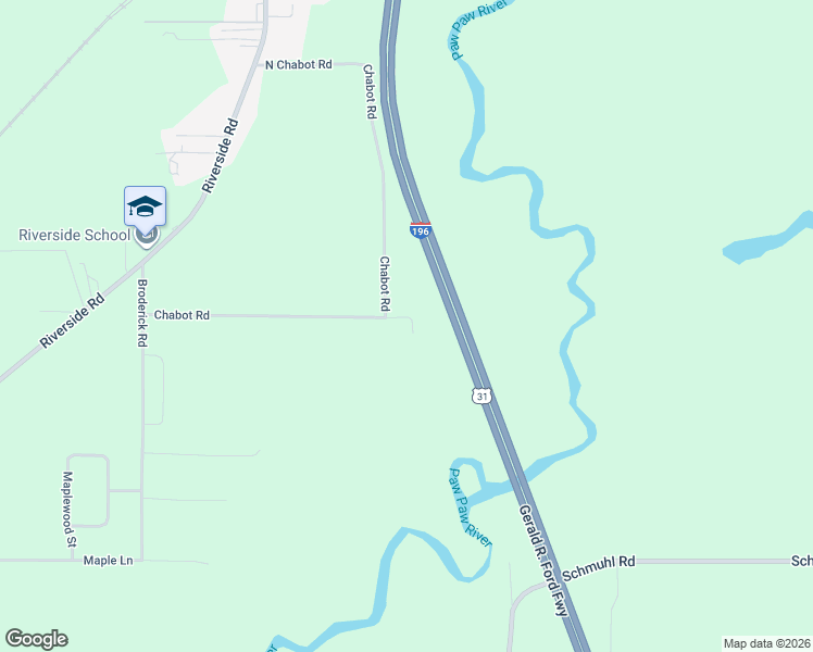 map of restaurants, bars, coffee shops, grocery stores, and more near 3336 Chabot Road in Benton Harbor