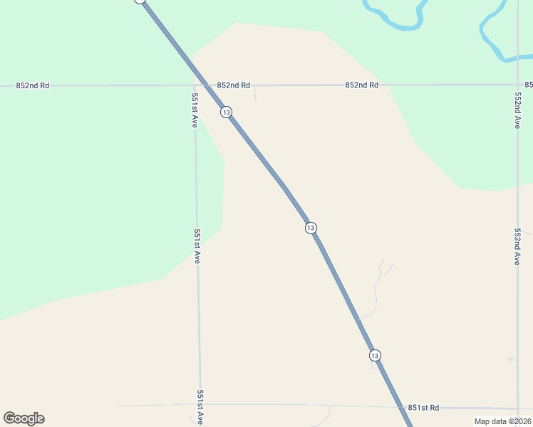 map of restaurants, bars, coffee shops, grocery stores, and more near 85153 Nebraska 13 in Pierce